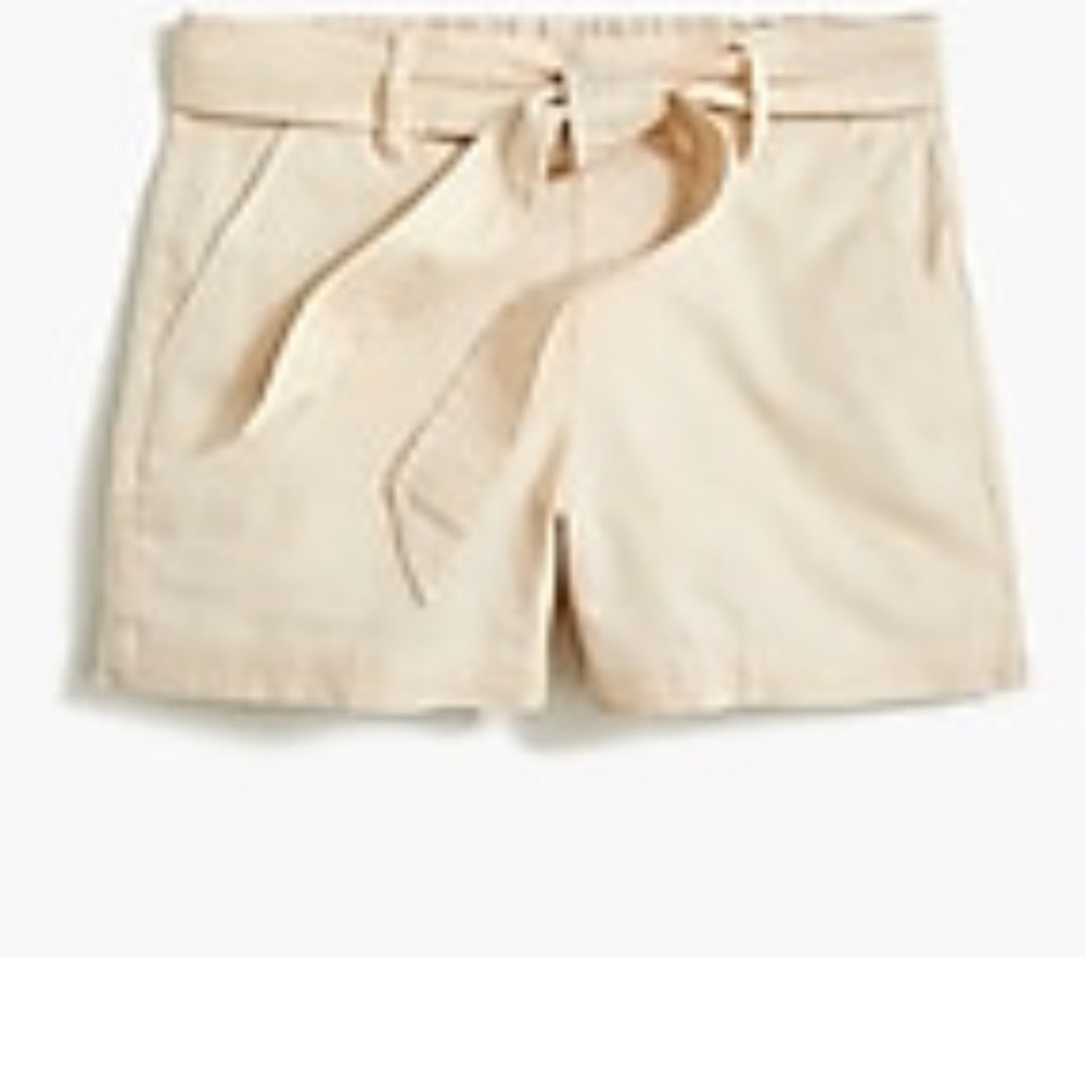 J. Crew high waist short with front tie. Size 14.